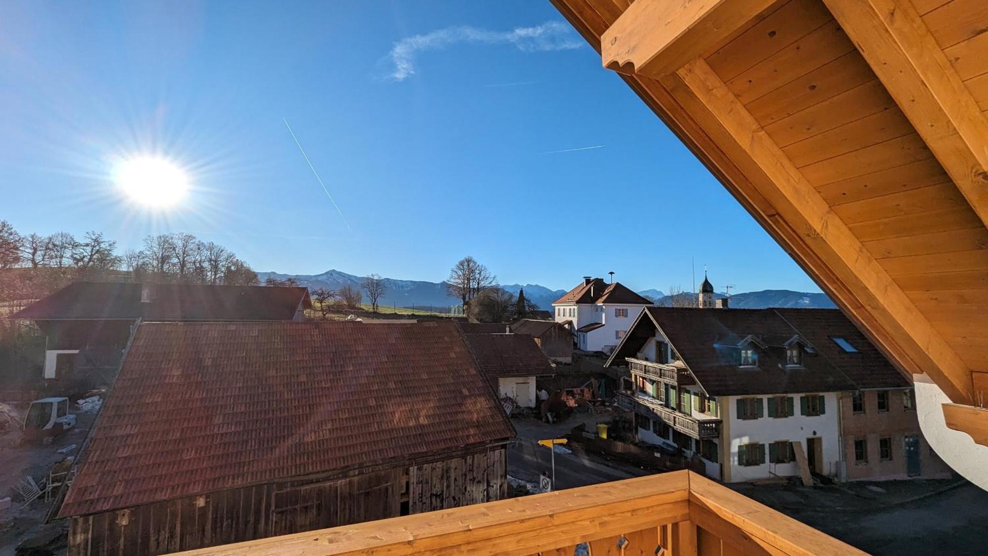 Liboria I Traumhafte Ferienwohnung In Aidling Am Riegsee Mit Atemberaubendem Panoramablick! Exteriör bild