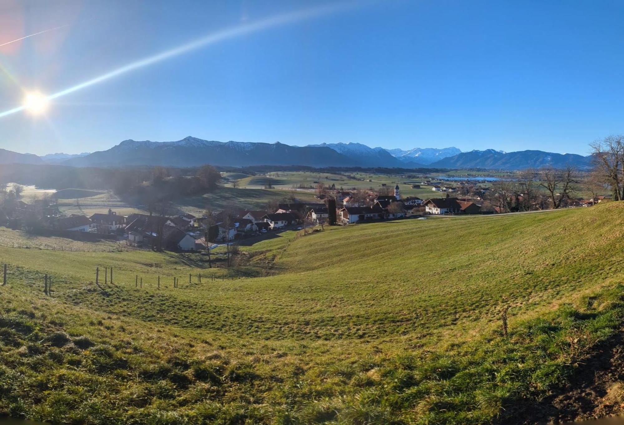 Liboria I Traumhafte Ferienwohnung In Aidling Am Riegsee Mit Atemberaubendem Panoramablick! Exteriör bild